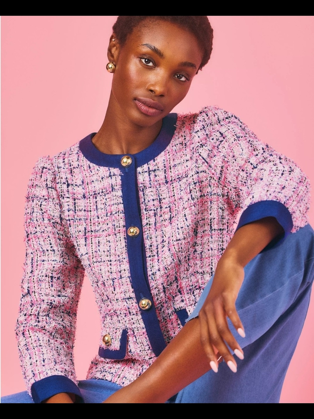 NWT - Lilly Pultizer Greighlee Boucle Blazer - Size 8